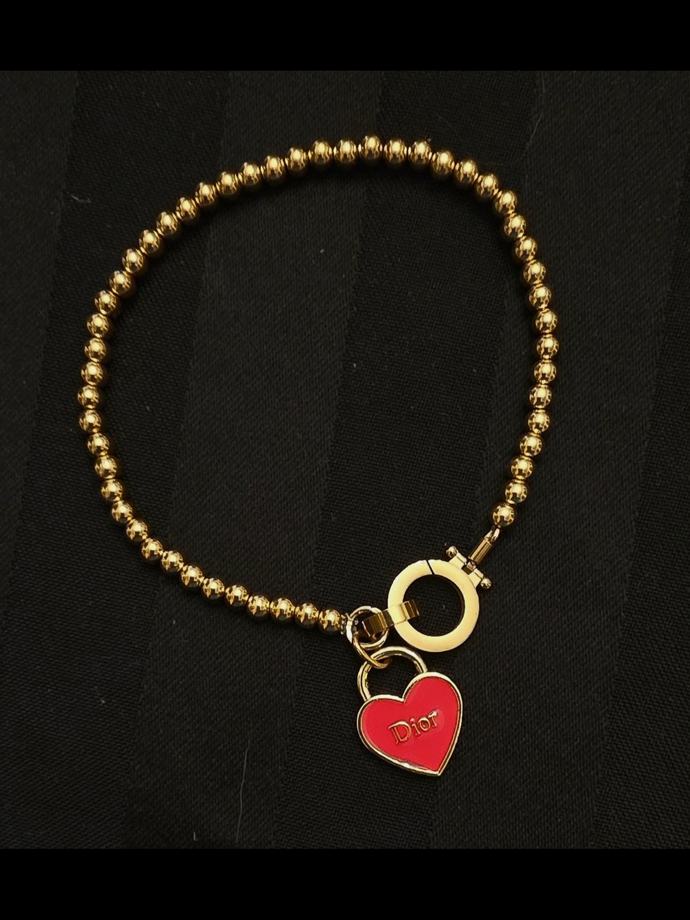 ✨ One-of-a-Kind Upcycled Authentic Dior Charm Bracelet ✨ - Picture 2 of 6